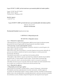 Controlul aplicării prevederilor legale privind salarizarea personalului din sectorul bugetar se realizează de către guvern, prin ministere și instituțiile de apărare, ordine publică și securitate națională, potrivit atribuțiilor din domeniul de. Http Www Scumc Ro Wp Content Uploads 2021 02 Legea Nr 153 Din 2017 Pdf