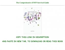 Emergency preparedness for any disaster. Pdf Epubread Book The Comprehensive Enfp Survival Guide Full Books
