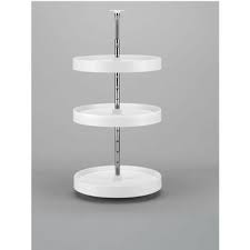 Maybe you would like to learn more about one of these? Lazy Daisy By Rev A Shelf Full Round 3 Tray Polymer Lazy Susans For Upper Wall Corner Cabinet Kitchensource Com
