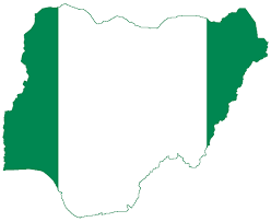 Flag Map Of Nigeria Map Of Nigeria Nigeria Nigerian Flag