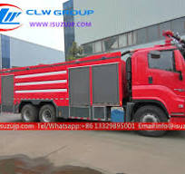 6x4 ISUZU GIGA 4000 gallon fire tanker for sale
