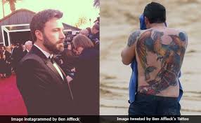 The ben affleck back tattoo saga is ongoing. Ben Affleck Knows You Mocked His Giant Back Tattoo But He S Doing Just Fine