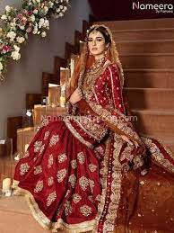 Elegant Pakistani Maroon Wedding Dress Online Bb225 Red Bridal Dress Bridal Dresses Pakistan Bridal Dress Fashion