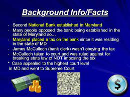 Mcculloch V Maryland Ppt Download