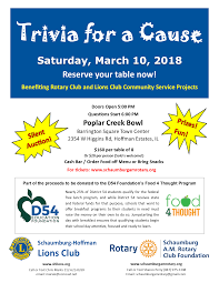 Orgtake this quiz and gauge your level of rotary knowledge. Save The Date March 10th Trivia For A Cause Fundraiser Rotary Club Of Schaumburg A M