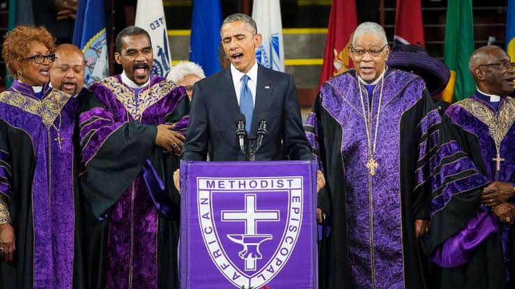 The Story Behind President Obama Singing 'Amazing Grace' at Charleston Funeral - ABC News