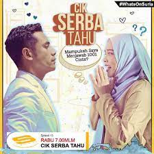 The movie database (tmdb) is a popular, user editable database for movies and tv shows. Cik Serba Tahu Episod 13