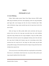 Daftar pustaka adalah sebuah halaman yang dapat dibilang ialah halaman yang wajib ketika membuat buku atau karya tulis, hampir semua karya tulis selalu mencatumkan daftar pustaka diakhir karangannya, hal ini dibuat untuk mempermudah pembaca yang ingin meninjau lebih jauh tentang apa yang sudah ditulis, selain itu bisa juga sebagai acuan untuk melakukan pengecakan apakah sudah sesuai dengan. Makalah Daftar Pustaka