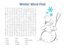 This winter word earch puzzle may come in handy during the colder months of the year when you are looking for quiet activities for the kiddos. Winter Word Search Best Coloring Pages For Kids Winter Words Kids Word Search Word Puzzles For Kids