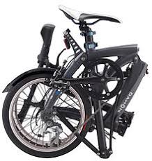 Suddenly 'too far' or 'too big' is not the issue, and folding bikes come in all variations to fit right on into your lifestyle, be it the urban commute, where you fold right on up into the office, or a weekend. Folding Bicycle Wikipedia