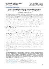 Check spelling or type a new query. Pdf Serbest Tuketici Kavrami Ve Elektrik Perakende Satis Sirketlerinin Pazarlama Stratejisi Uygulamalari Uzerine Kavramsal Bir Calisma