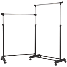 Maybe you would like to learn more about one of these? Mainstays Adjustable Rolling Corner Garment Rack Metal Chrome And Black Walmart Com Walmart Com