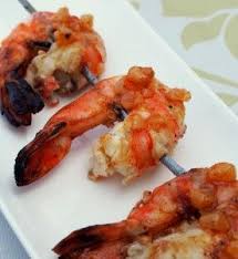 Brochettes De Gambas Marinees Plat Sans Viande Recettes De Cuisine Gambas Marinees