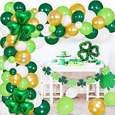 Get the party started with a festive irish mojito signature party drink! Amazon Com St Patrick S Theme Balloon Garland Decorations For Lucky Irish Party Shamrock Garland Balloon Arch Kit Green And Gold Arts Crafts Sewing