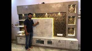 1.this tv stand will look great in rooms featuring an eclectic modern tone,the simple design matches many interior styles in the living room and bedroom 2.everything. Tv Cabinet Design For Living Dining Room Latest Tv Cabinet Design 2019 Final Part 2 Youtube