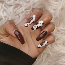 The fashion circle always likes to play with new patterns. Cow Print Nails Here Are Stylish Cow Print Nails Design Ideas