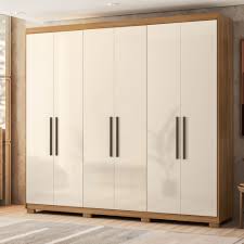 Guarda Roupa Casal 6 Portas Venice com Pés Amendola TouchOff White -  Demóbile - Combo Stock | Especializado em Comércio Online de Móveis