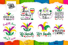 Download 27,667 animal svg free vectors. Mardi Gras Sayings Bundle Graphic By Illustrator Guru Creative Fabrica