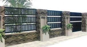 40 model pagar tembok minimalis rumah minimalis. 60 Desain Pintu Pagar Rumah Minimalis Modern Ideas Fence Design Gate Design House Fence Design