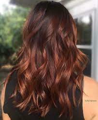 Luxury Copper Melt Balayage Highlight 100 Human Hair Swiss Etsy In 2021 Hair Color Auburn Hair Color Burgundy Brunette Hair Color