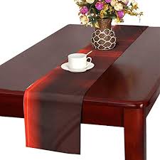 Wbsndb Texture Structure Red Christmas Pattern Table Runner Kitchen Dining Table Runner 16 X 72 Inch For D Dining Table Runners Blue Table Runner Orange Table