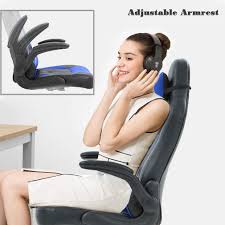 The omp racing office chair, amust have office accessory for any petrol head, this wheeled office chair is packed with features. Back Racing Car Style Bucket Seat Office Desk Chair Gaming Chair Furniture Home Kitchen