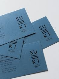 落ち着いた藍色がおしゃれな名刺 名刺 デザイン 名刺 デザイン おしゃれ 名刺