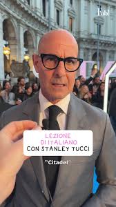 Lezioni di italiano con Stanley Tucci: come se l’è cavata?