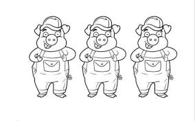 57 Desenhos Dos Tres Porquinhos Para Imprimir E Colorir Em Casa