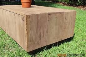 Diy modern coffee table with storage drawer what i love about this table is how clean it looks, plus the ability to put books or decor on both the top and bottom of the table. Rogue Engineer Free Modern Floating Coffee Table Plans