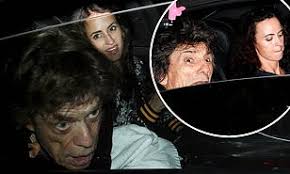 Mick Jagger And Melanie Hamrick Spotted Leaving Rolling