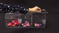 Custom Acrylic Candy Cube Storage Boxes Organizer Display Box for  Supermarket
