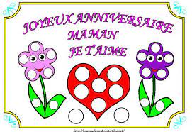 joyeux anniversaire maman en couleur pour gommettes coloriage bon coloriages minions