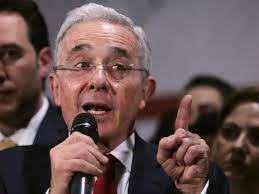 Álvaro uribe vélez was the democratically elected president of the republic of colombia from 2002 to 2010. Judge Lifts House Arrest Order Against Colombian Former President Uribe