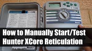 It features multiple programs that allow you to specify more than one watering schedule for your sprinklers. How To Manually Start Test Hunter Xcore Reticulation And Switch Station Youtube