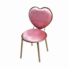 amazon com iron heart shaped chair decoration chair dining chair bar chair home backrest chair golden chair frame leisure chair pink girl room golden chair