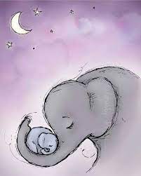 Sporters maken tekening voor 'hun' minister bruins. Mother Love Elephant Drawing Elephant Art Purple Elephant Nursery