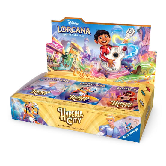 Disney Lorcana Hyperia City Booster Box Sealed Case – Set 14 English