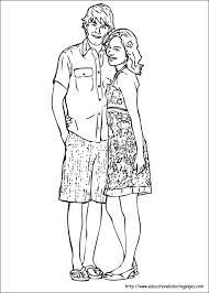 High School Musical Educational Fun Kids Coloring Pages And Preschool Skills Worksheets