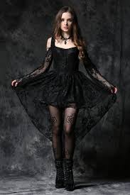 Ghost Gothic Dress By Dark In Love Features Black Lace Buttons Down The Centre Front And Long Lace Flared Sleeves There S Black Gotic Style Moda Moda Vestidos