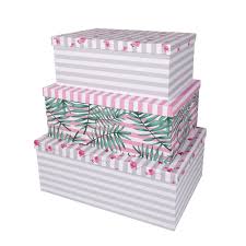 。 veggies pizza studs / post earrings red onion and green, umi by storage bins for closet with. Slpr Decorative Storage Cardboard Boxes With Lids Set Of 3 Tropical Nesting Boxes For Closet Nursery Office Bedroom Decoration Walmart Com Walmart Com