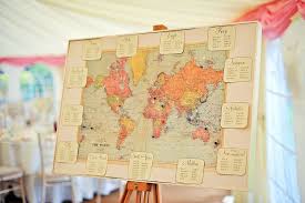 World Map Wedding Seating Plans Seating Plan Wedding