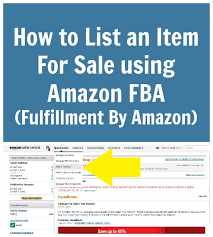 How To List An Item For Sale Using Amazon Fba Fulfillment By Amazon Thinking Outside The Sandbox Business In 2020 Amazon Fba Seller Make Money On Amazon Amazon Fba Business