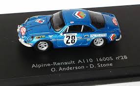 Confirmant le succès historique de l'a110 sur l'épreuve à l'époque entre les mains d'ove andersson, l'équipage perfetti / kessel portant le numéro 59 a remporté cette 19ème édition du rallye historique. Renault Alpine A110 1600s Rallye Monte Carlo 1971 Alpine Renault Elf Nr 28 Anderson Stone Siegerfahrzeug Spark 87s021 In Der 1zu87 Com Modellauto Galerie