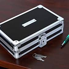 Once the lock is open, push the change lever toward the center and opening. Amazon Com Vaultz Locking Supplies Pencil Box With Key Lock 5 X 2 5 X 8 5 Tactical Black Vz00192 Office Products