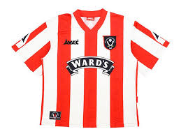 Club news cusack signs new contract external link; Sheffield United 1996 97 Home Kit