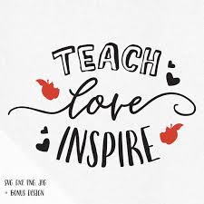 Free Free 235 Teacher Love Inspire Svg SVG PNG EPS DXF File