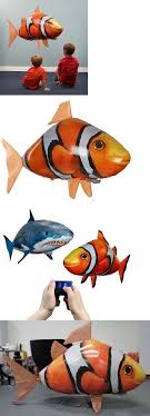 Remote Controlled Toys 84912 Remote Control Inflatable Toy Nemo Flying Fish Airplane Toys Clownfish Bal Remote Control Toys Remote Control Boat Inflatable Toy