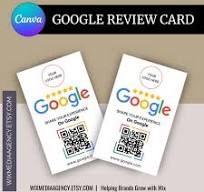 Google Review Card – Editable QR Code Feedback & Rating Sign (Canva  Template Digital Download 50x85mm)