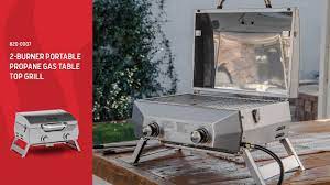 We make shopping quick and easy. Nexgrill 2 Burner Portable Table Top Gas Grill 820 0007 Youtube